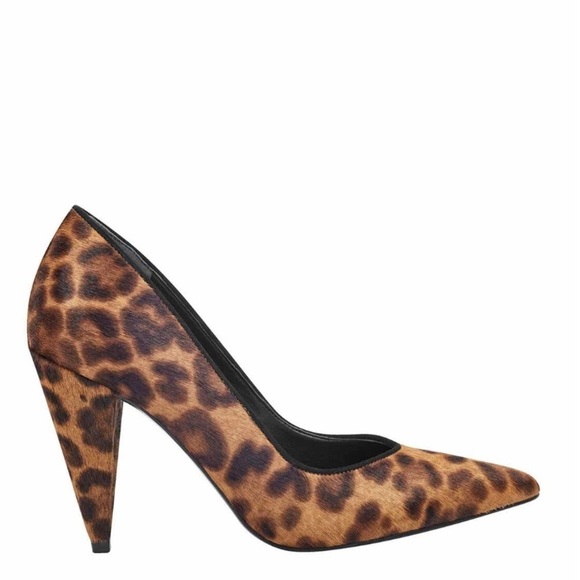 Marc Fisher LTD Leopard Pointed Toe Pumps 8 NEW - Picture 5 of 8